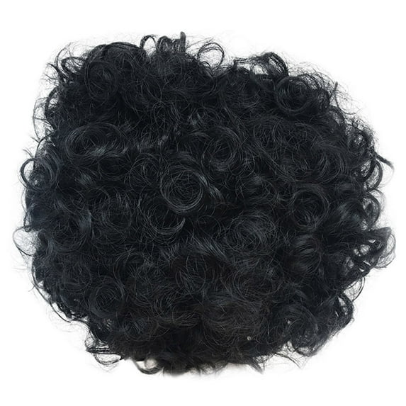 Clearance 2024!Human Hair Wig Black Hair Lace Wavy Wave Curly Wig None Short Wigs Women's Wig wig Headband Wigs