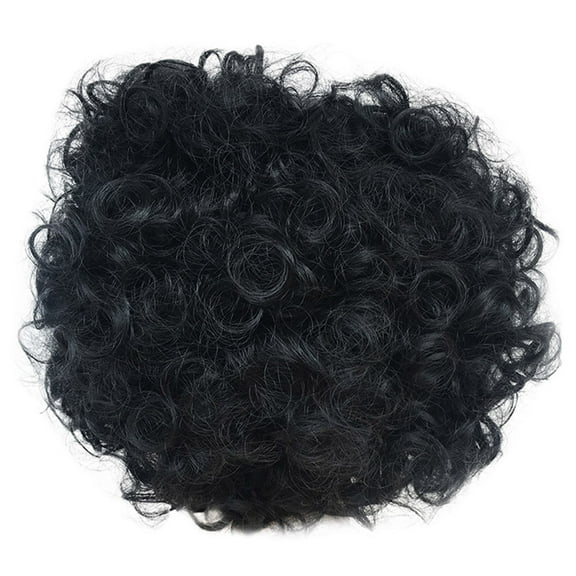 Clearance 2024!Human Hair Wig Black Hair Lace Wavy Wave Curly Wig None Short Wigs Women's Wig wig Headband Wigs