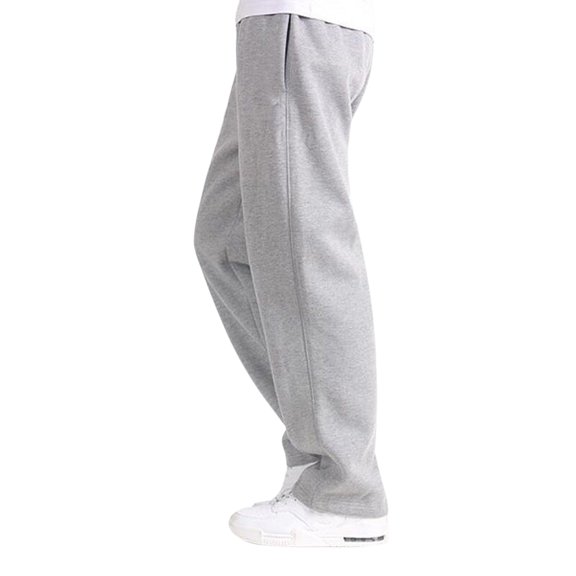 Clothing 2025 Men's Casual Pants Men's Casual Straight Pants Trend Youth Warm Loose Pants