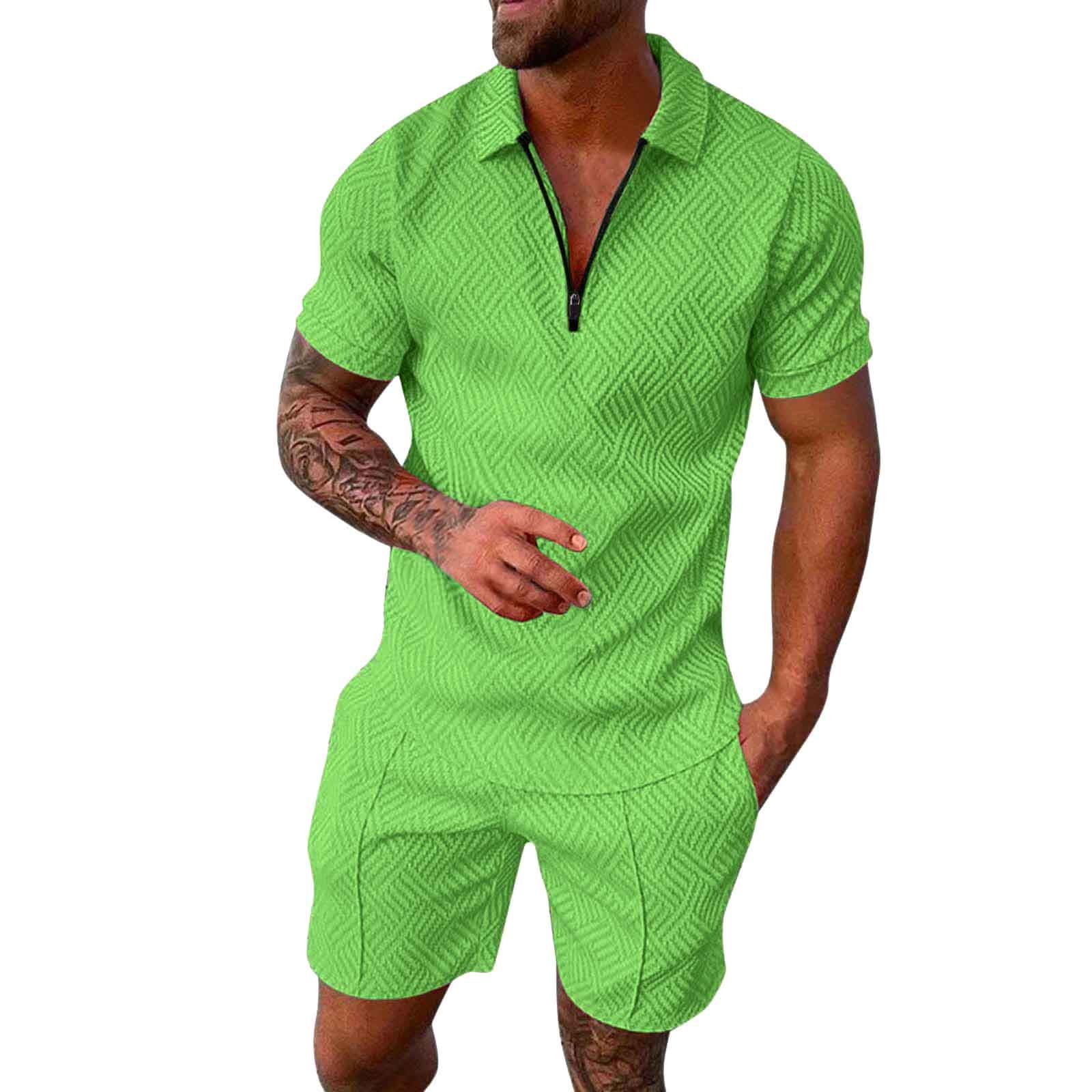 Clearance! 2024 New Suit for Men, Summer New Men'S Solid Color 3d Set