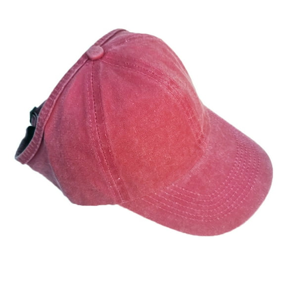 Clothing 2025!Women Men Outdoor Adjustable Ponytail Baseball Cap Sunhat Peaked Cap
