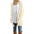 thumbnail image 1 of Clothing 2025!Women's Cardigan Sweaters Warm Soft Knit Sweater Coats, 1 of 8