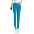 thumbnail image 1 of Clearance 2024!Women's Casual Pants High Rise Fashion Jean Classic Solid Color Ankle Jeans Regular Tight Fitting Jeans Pants for Women L, 1 of 8