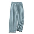 thumbnail image 1 of 2024! ZVNAΖH Pajama Pants for Women Loose Fit Wide Leg Trouser Pants Soft Cotton Sleep Pants, Sizes M-XXL, 1 of 3