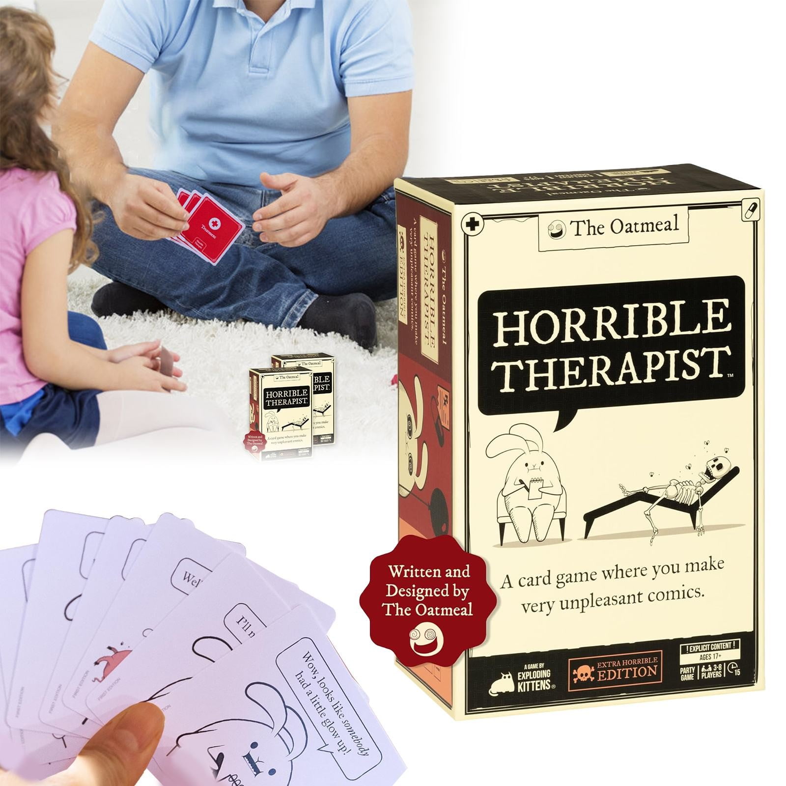 Clearance!2025 NEW! Horrible Extra Horrible Edition Card Game Where