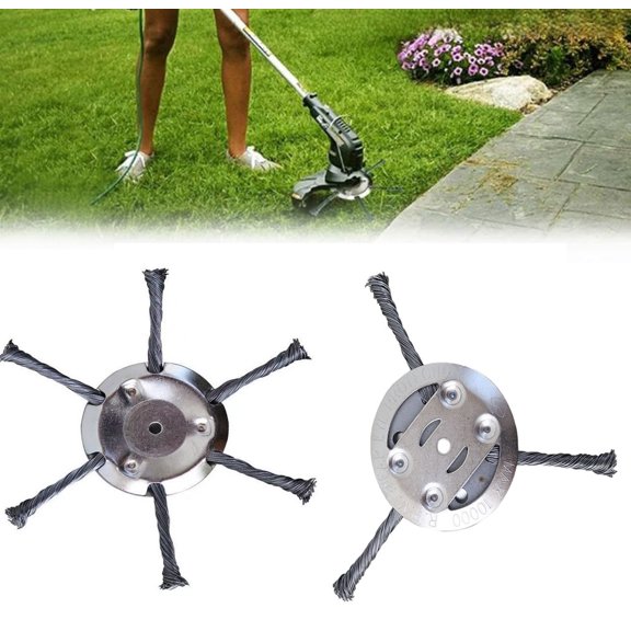 Steel Wire Grass Trimmer Head,Universal Steel Wire Trimmer Head,Wire Weed Trimmer Head String Trimmer Replacement Head, Wire Weed Trimmer Head Weed Remover Tool For Lawn Mower