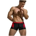 thumbnail image 1 of ZVNAΖH Men's Drawsrting Swimsuit Trunks Quick Dry Swimwear Bathing Suit Swim Briefs Board Shorts, 1 of 4