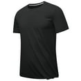 thumbnail image 1 of ZVNAΖH Mens Oversized Quick Dry Crew Neck Short Sleeve Tshirts Lightweight Breathable Stretchy Tees Top, Sizes M-5XL, 1 of 4