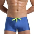 thumbnail image 1 of Clearance 2025! ZVNAΖH Mens Swim Boxer Briefs, Men's Sports Wading Quick-drying Breathable Swim Boxers Swimming Shorts, 1 of 7