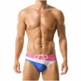 thumbnail image 1 of Clearance 2025! ZVNAΖH Mens Swim Briefs, Men's Sexy Briefs Low-rise Bikini Beach Briefs Swimming Trunks with Adjustable Drawstring, 1 of 6