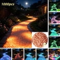 thumbnail image 1 of Clearance! 2026 Colorful Glow-in-the-Dark Garden Stones, Small Night Guide Luminous Pebbles, Rainbow Stepping Stone, Outdoor Landscaping Glowing Stones Fish Tank Aquarium Decor (1000PCS, Orange), 1 of 6
