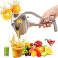 thumbnail image 1 of Clearance! 2026 New Fresh Fruit Juice Extractor, Bar Juicer, Hand Juicer Squeezer Lemon Juicer Manual Hand Press with Ergonomic, Easy to Clean for Orange Citrus Pomegranate, Tool Gift for Mom Dad, 1 of 7
