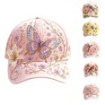 thumbnail image 1 of Clearance! 2026 Pink Butterfly Garden Morning Cap, Limited Edition Botanical Cottagecore Hat for Women, Adjustable Breathable Hat, Best Gift for Gardeners G*irls Women Men Teens, 1 of 8