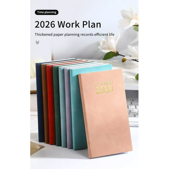 2026 Pocket Planner - Pocket Calendar/Planner 2026, Weekly Monthly Planner 2026, 6.8''×3.7'', Jan 2026 - Dec 2026, Pen Loop, Pocket, Book Marks