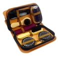 thumbnail image 1 of Clearance 2026 ZZYuan 8 Piece Leather Shoe Care Set Shoe Polish Set Shoe Tool Set Cleaning Tools Leather Shoe Kit Brown Furniture Protector for Hardwood Floors, 1 of 9