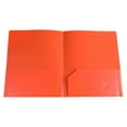 thumbnail image 1 of Clearance 2026 ZZYuan Plastic Folders with Pockets Standard Letter Paper Folder 2 Business Card Slot Heavy Duty School Examination Document Size Organizer Students Blue, 1 of 9