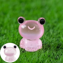 Clearance! 20pcs Resin Frogs Figurines Miniature Frog Figurines Garden Tiny Luminous Frogs Ornaments