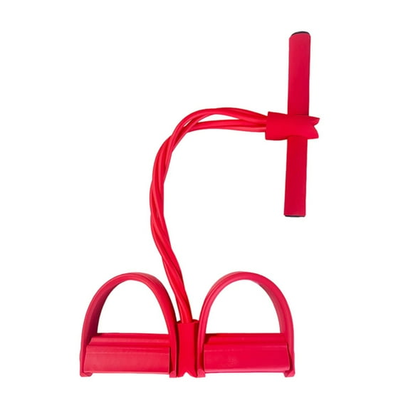 21 Fitness Resistance Bands-4 Tube Pedal Ankle Puller Stretch Bands for Exercise Sit Up Exercise Equipment AB Training Auxiliary Device Workout Equipment for Women Men 2025 Upgrade