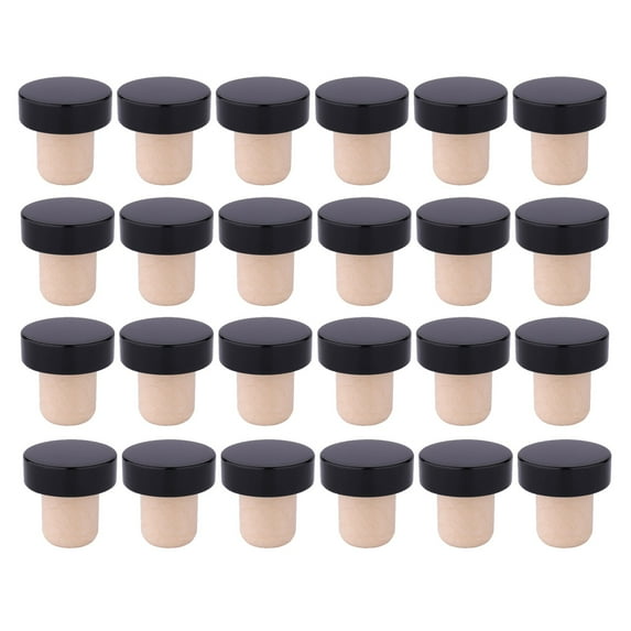 Clearance! 24Pc T Shaped Stopper Cork Stopper Bottle Stoppers Reusable Bottle Stopper Sealing Plug Bottle Cap For Bottles