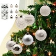 thumbnail image 1 of Clearance 24Pcs Christmas Balls Ornaments, Shatterproof Balls Baubles for Christmas Tree Decorations, Hanging Ball Ornaments for Xmas, Holiday, Wedding, Party Decor-2.36 In, 1 of 6