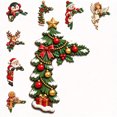 thumbnail image 1 of Clearance! 2PC Christmas Peekaboo Door Frame Decor, Door Corner Decor, Christmas Door Decorations (Christmas Tree), 1 of 6