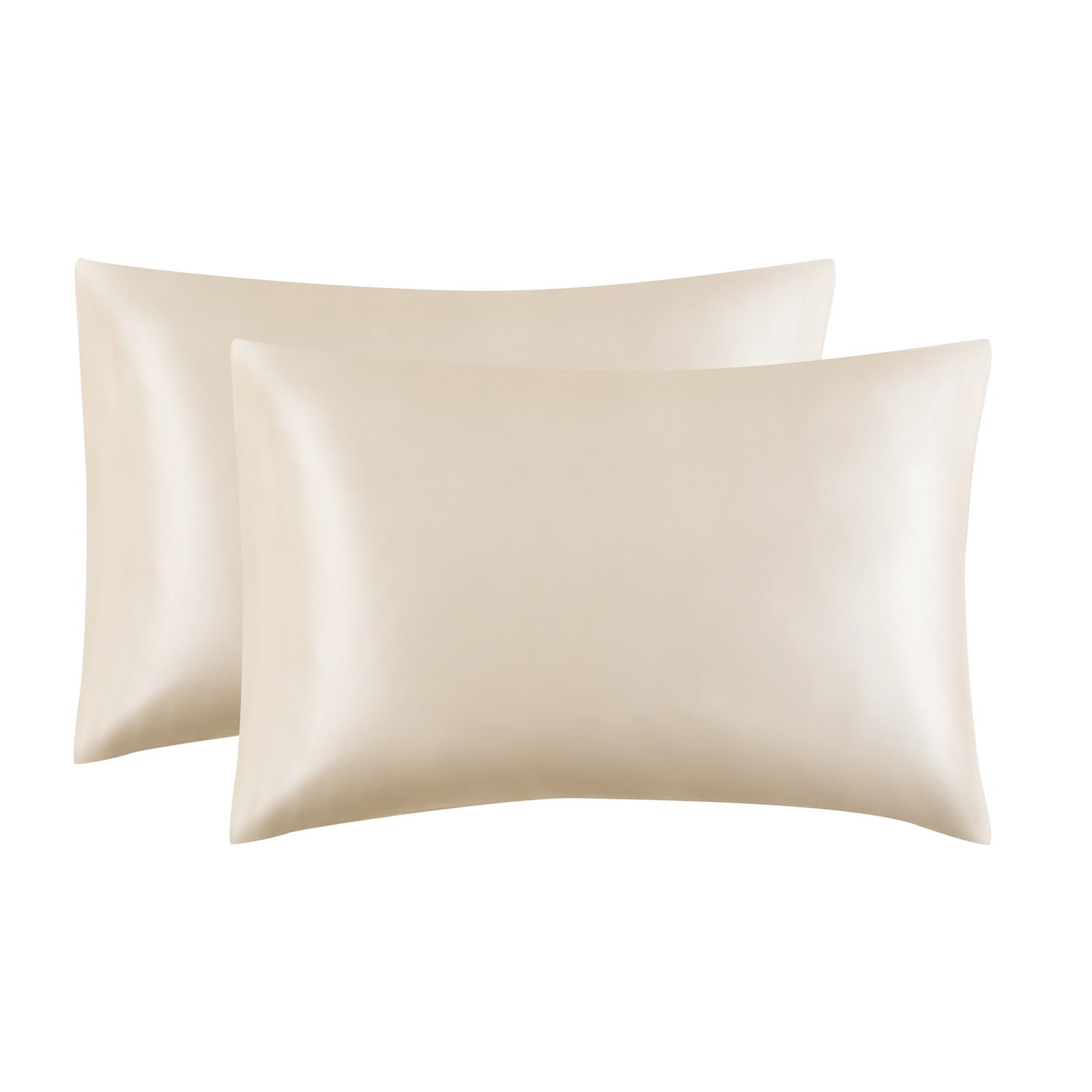 Silk-Like Pillowcase Set Of 2 – Hair & Skin-Friendly, Cooling, Queen Size 20x30 Inches, Dark Green