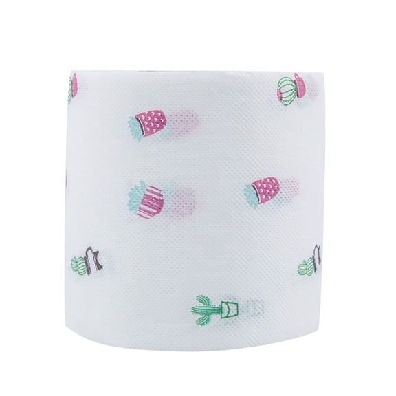 Clearance Under $3.06! 1PC Christmas Pattern Toilet Paper Roll, 170 Sheets Holiday Themed Bath Tissue, Decorative Printed Design, 2-Ply Soft Paper, for Seasonal Decor & Bathroom, White, 10x10cm