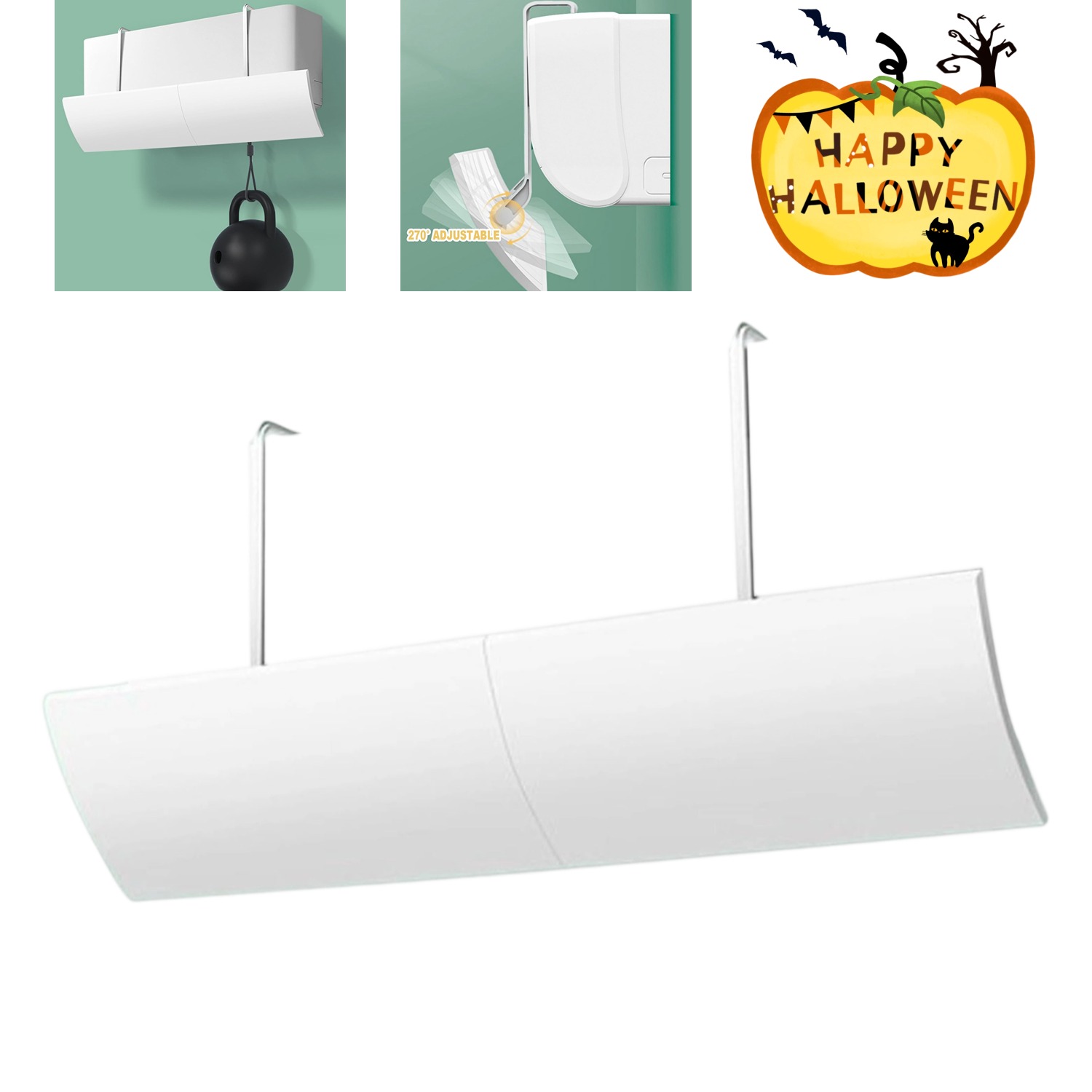 Clearance! 3 in 1 Adjustable Air Conditioner Deflector Shield,Universal ...