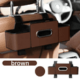 thumbnail image 1 of Clearance!!! 3 in 1 Back Seat Organizer, 2026 Upgraded Multifunctional Car Seat Back Storage Box, Car Organizers and Storage Box with 2 Cup Holders, with Tissue Boxs and Hook, Drink Holder for Car, 1 of 6