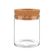 Clearance Under $3, 1 Pack Glass Diffuser Bottle, 125ml Empty Reed Diffuser Container with Cork Lid, Refillable Aromatherapy Bottle for Home Fragrance and Essential Oils, Glass, 7cmClear