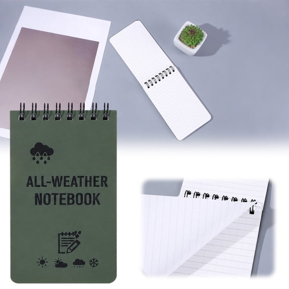 Clearance Under $3, 1 Pack Pocket Notebook, Small Portable Memo Pad, 100-Page Lined Journal for Purse & Backpack, Paper for Daily To-Do Lists, 13x8cm(Green)
