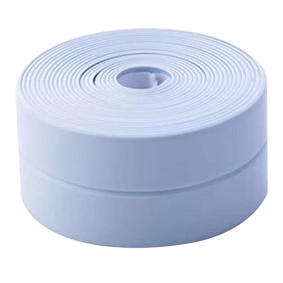 Clearance Under $3.14! 1ROLL Self-Adhesive Waterproof Tape, Flexible Sealing Strip for Kitchen Sink & Bathroom Corners, Durable PVC, for Home, Light Blue, One Size