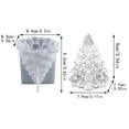 thumbnail image 1 of Clearance Under $3.29! 1PC 3D Christmas Tree Silicone Mold, Epoxy Resin Lamp & Ornament Casting Mould, Silica Gel, for DIY Christmas Crafts, (One Size, Clear), 1 of 5
