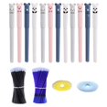 thumbnail image 1 of Clearance Under $3.5! 1 Set of 12 Erasable Rolling Ball Pens with Cute Bear Design, 24 Refills & 2 Erasers, 0.5mm Fine Point Retractable Pens, Smooth Writing Refillable Kit, 1 of 8