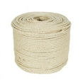 thumbnail image 1 of Clearance! 3/5M Cat Natural Sisal Rope for Scratching Post Tree Replacement, Hemp Rope for Repairing,Recovering or DIY Scratcher,Cat to Exercise Claw,6mm Diameter, 1 of 5