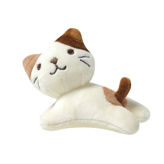 3.9 Inch Tiny Cat Plush Doll,Creative Decorative Decoration Toy Backpack Charms School Bag Ornaments Super Cute Plush Cat Toys for Kids and Adults Gifts for Christmas Halloween