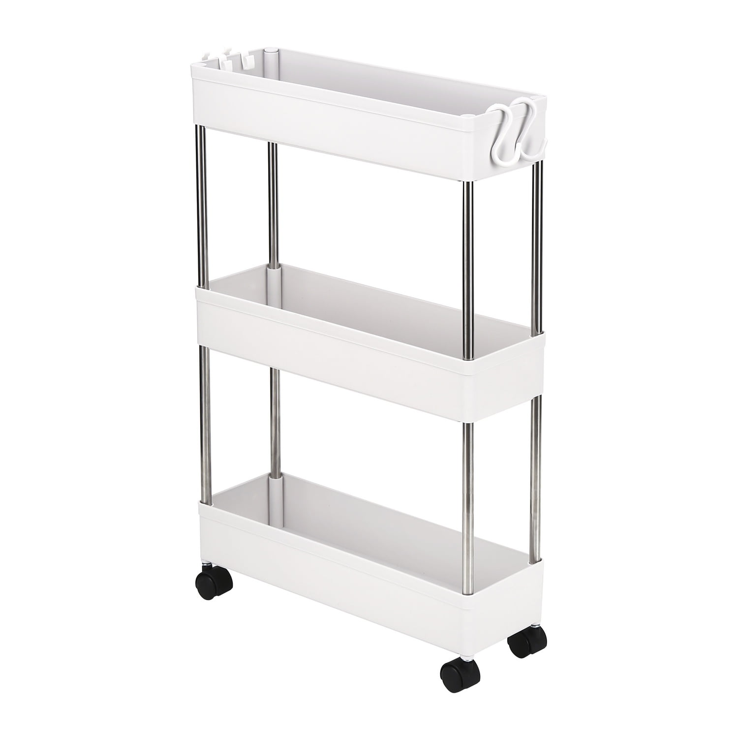 Clearance Sale store Home 3 layer Cart Multifunctional Rectangular Household Durable G