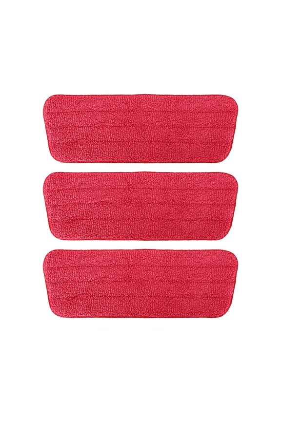 Clearance 3 Packs Microfiber Mop Pads Spray Mop Refill Replacement Heads Wet/Dry Floor Cleaning Refill Mop Pads Compatible with Rubbermaid Reveal Spray Mop,Libman,Cxhome,Norwex and Bona Mops System