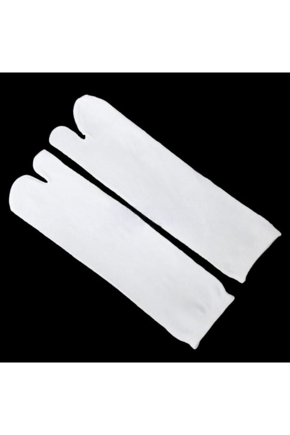 Clearance 3 Pairs Ankle V-Toe Flip-Flop Blend Big Toe Style Tabi Socks Fun Casual