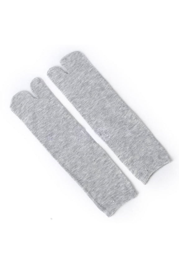 Clearance 3 Pairs Ankle V-Toe Flip-Flop Blend Big Toe Style Tabi Socks Fun Casual