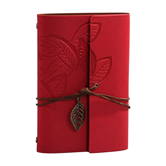 Binder Kraft Paper Notebook F,1 × Notebook,European -Style Retro Noteping Book Creative Travel Diary Notebook Stationery Live Page Logo Leather Paper