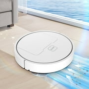 Clearance!3-in-1 Pro Robot Vacuum Cleaner, 2024 Intelligent Sweeping Robot with Schedule Wi-Fi/App, Household Self-Charging Robotic Vacuum, Mopping Robot Vacuum Cleaner for Pet Hair, All FloorsWhite