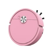 Begzeat Clearance!3-in-1 Pro Robot Vacuum Cleaner,Intelligent Sweeping Robot with Schedule Wi-Fi/App, Household Self-Charging Robotic Vacuum, Mopping Robot Vacuum Cleaner for Pet Hair, All FloorsPink
