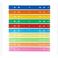 thumbnail image 1 of Clearance! 30Cm 6-Hole Plastic Ruler Ruler Measuring Metal Ruler, 1 of 9
