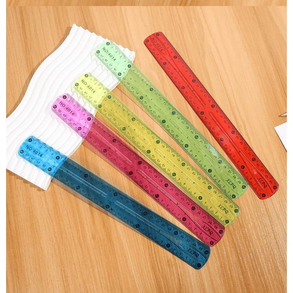 Clearance! 30Cm Color Tape Measure Ruler Measuring Metal Ruler
