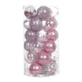 thumbnail image 1 of OAVQHLG3B 30Pcs Shatterproof Clear Plastic Christmas Ball Ornaments Decorative Xmas Baubles Set with Stuffed Delicate Decorations for Halloween,Thanksgiving,Party, 1 of 6