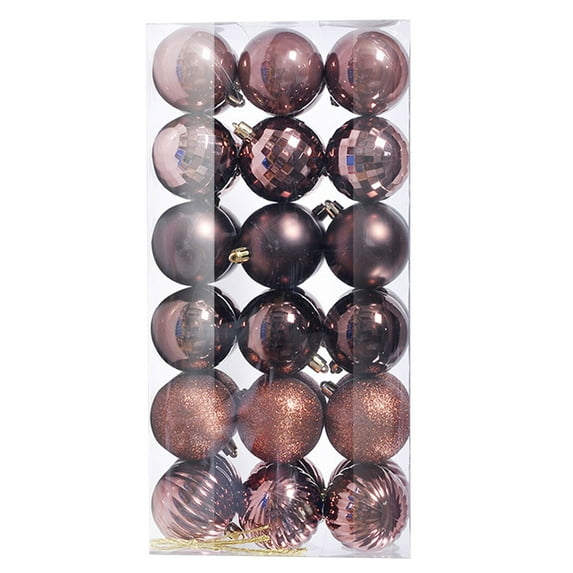 Clearance! 36Pc Christmas Ball ornament Shatterproof Ball for Christmas Tree Decoration (with Lanyard) Dark Blue Christmas Ball Ornaments Shatterproof Balls For Christmas Tree Decoration