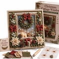 thumbnail image 1 of Clearance 3D Christmas Fabric Poke Art Kit, Handmade Fabric Poke Art Kit, Vintage Holiday Handmade Decoration,DIY Christmas Craft Kit for Adults & Beginner -Garland, 1 of 8
