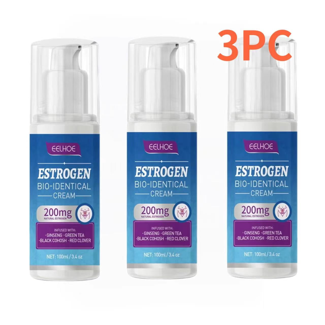 Clearance! 3PC Estrogen Cream for Women Natural Women s Health Support for Healthy Estrogen Metabolism Helps Relieve Discomforts of Menopause