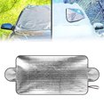 thumbnail image 1 of 3PCS 360 All-Weather Sunshade Ice Cover 2pk, Heavy-Duty and Reversible Windshield Cover Protector from Heat and Snow, Anti Snow Windshield Protector Fits for Any Car, Trucks, SUVs, 1 of 6